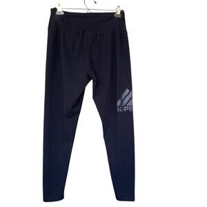 Superdry Womens Leggings Size 10 Logo Pull On Active Streetwear Blue
